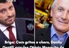 Briga: Com gritos e choro, Danilo Gentili expulsa Otávio Mesquita de camarim no SBT