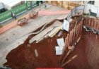 Moradores temem rachaduras e permanecem em hotel de Goiânia