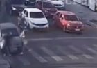 Família é atropelada em faixa de pedestres