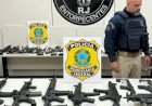 PF intercepta arsenal com 11 fuzis a caminho do Rio