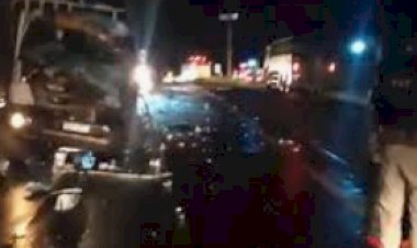 Colisão frontal entre ônibus e caminhão na BR-153 deixa dois motoristas mortos em Uruaçu