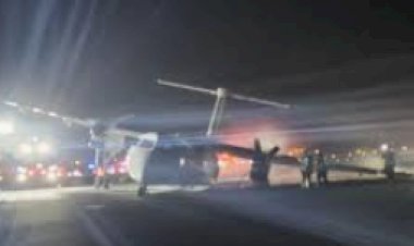 Avião da Air Canada enfrenta problemas no trem de pouso e pega fogo durante aterrissagem em Halifax