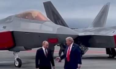 TRUMP E PUTIN SE REÚNEM NO ALASCA SOB SOBREVÔO MILITAR