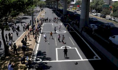 Protesto contra a Copa interdita via