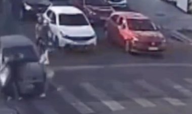 Família é atropelada em faixa de pedestres