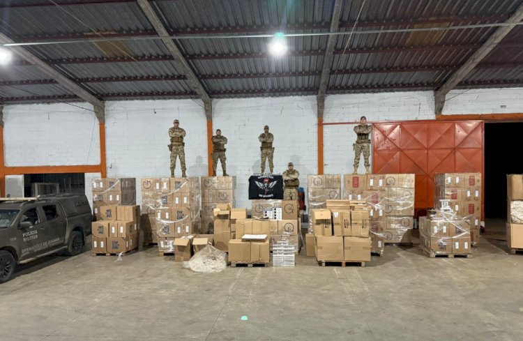 Maior Fábrica de Cigarros Clandestinos de Goiás é Desmantelada na Operação Milionária da PMGO